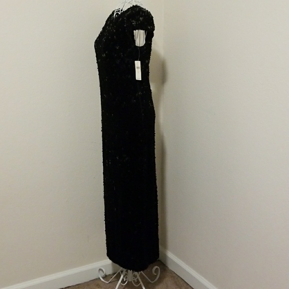 Dress the Population Black Velvet Sequin Dress - Picture 5 of 8